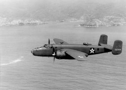 Low-level gunship of the North American B-25 Mitchell