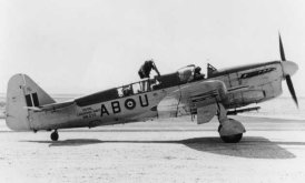 Fairey Firefly with two seat reconnaissance fighter