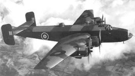 The Handley Page Halifax a seven-seat long-range heavy bomber